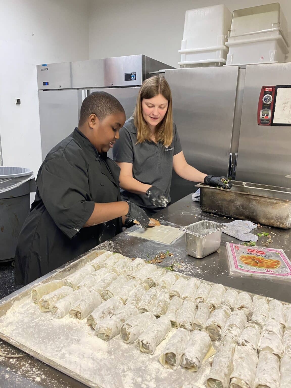 Adan, a S.T.E.P. participant is interested in being a chef so he spent the summer working in restaurants.